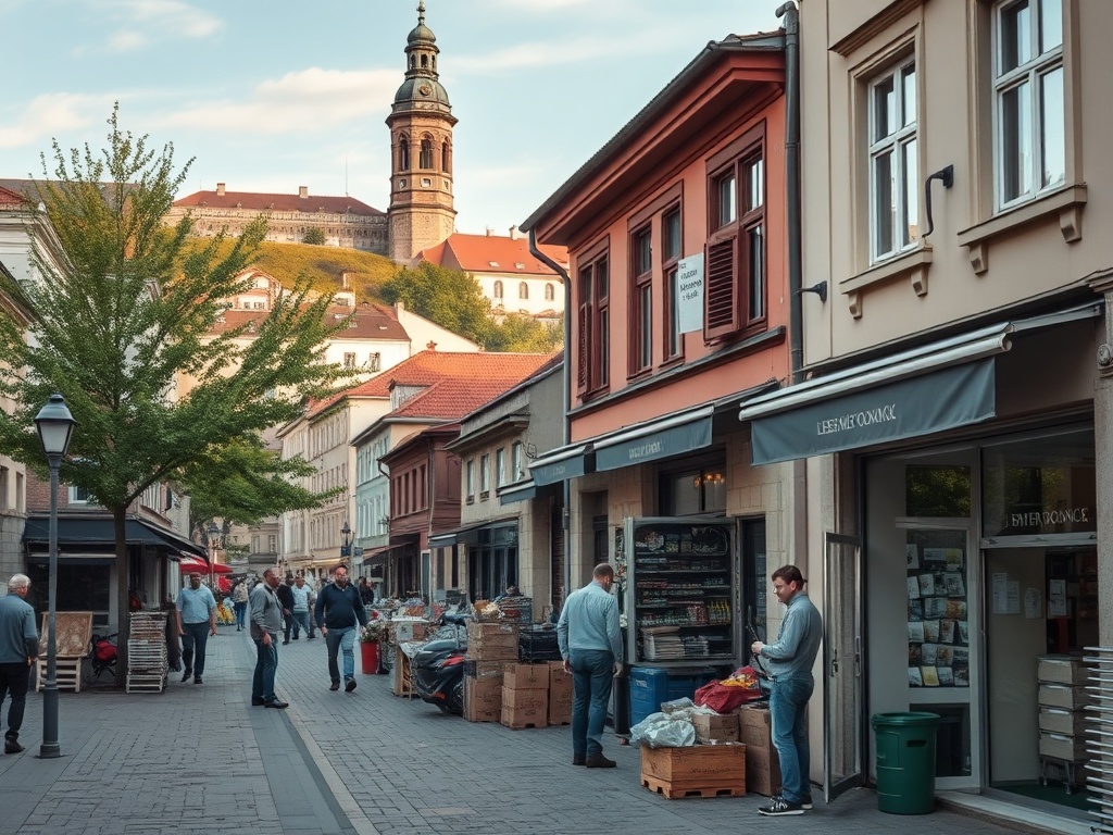 Wykres stopy bezrobocia w Krakowie na tle sąsiednich miast, ilustrujący dane GUS