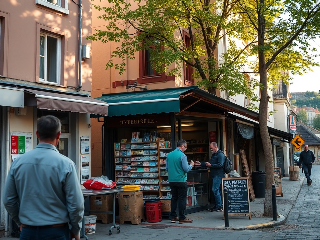 Ilustracja przedstawiająca panele fotowoltaiczne na dachu domu i magazyn energii, symbolizujące dotacje na fotowoltaikę i magazyny energii w Krakowie.
