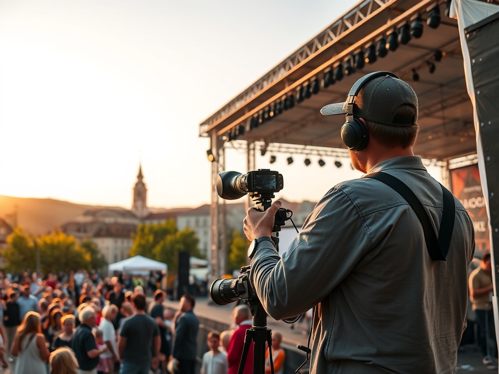 Czerwony dywan i ścianka festiwalowa podczas festiwalu kina niezależnego Off Camera w Krakowie